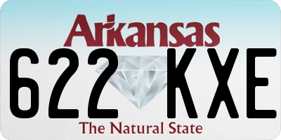 AR license plate 622KXE