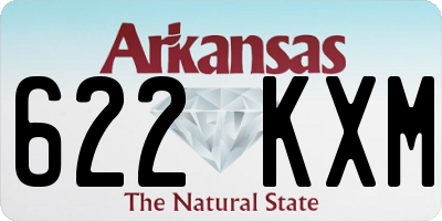 AR license plate 622KXM