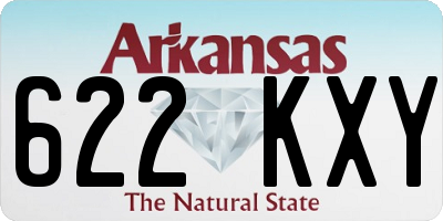AR license plate 622KXY