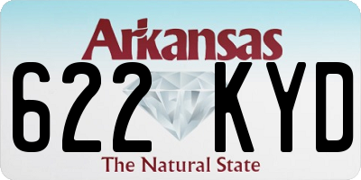 AR license plate 622KYD