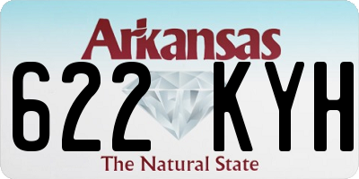 AR license plate 622KYH
