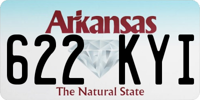 AR license plate 622KYI