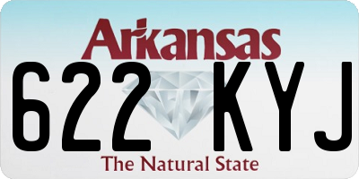 AR license plate 622KYJ