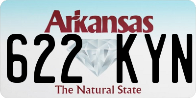 AR license plate 622KYN