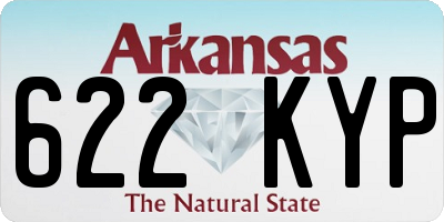 AR license plate 622KYP