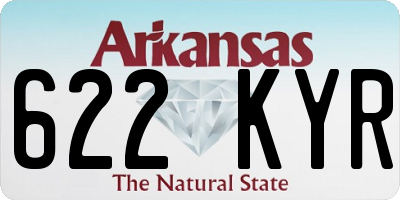 AR license plate 622KYR