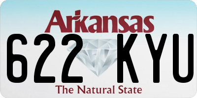 AR license plate 622KYU