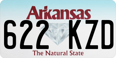 AR license plate 622KZD