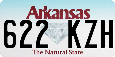 AR license plate 622KZH