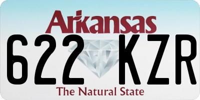 AR license plate 622KZR