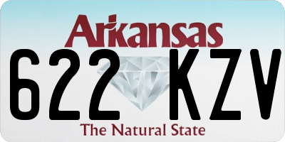 AR license plate 622KZV