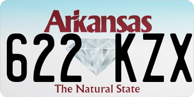 AR license plate 622KZX