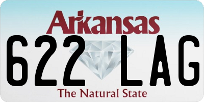 AR license plate 622LAG