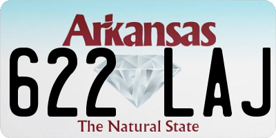 AR license plate 622LAJ