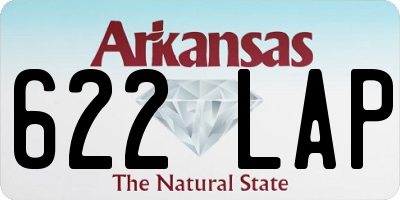 AR license plate 622LAP