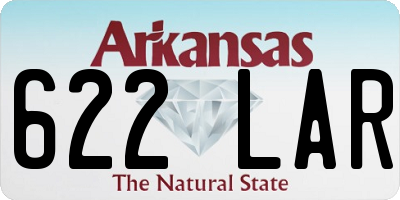 AR license plate 622LAR