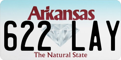 AR license plate 622LAY