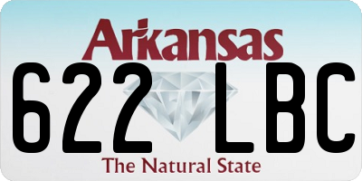 AR license plate 622LBC