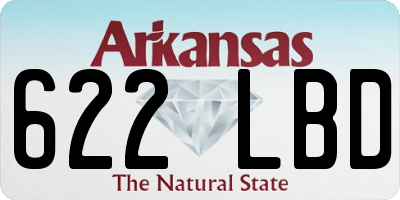 AR license plate 622LBD
