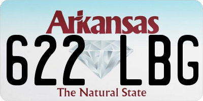 AR license plate 622LBG