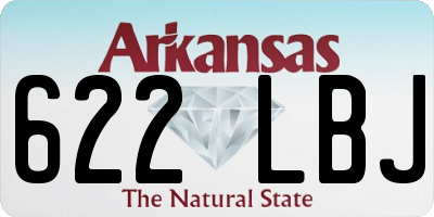 AR license plate 622LBJ