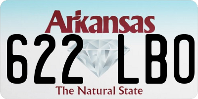 AR license plate 622LBO