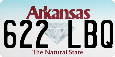 AR license plate 622LBQ