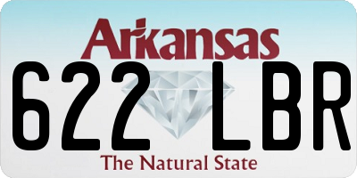 AR license plate 622LBR
