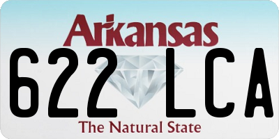 AR license plate 622LCA