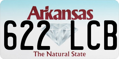 AR license plate 622LCB