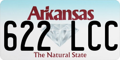 AR license plate 622LCC