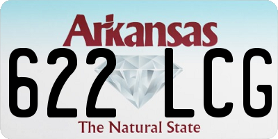 AR license plate 622LCG
