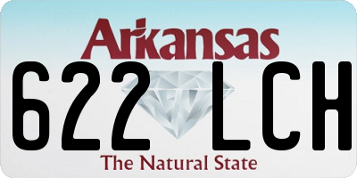 AR license plate 622LCH