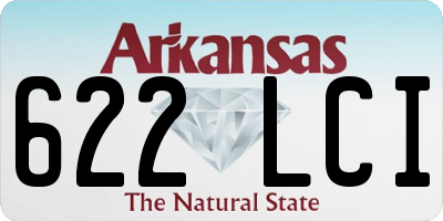 AR license plate 622LCI