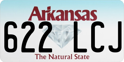 AR license plate 622LCJ