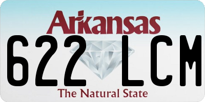 AR license plate 622LCM