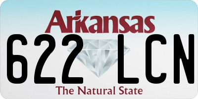 AR license plate 622LCN