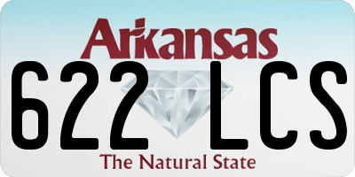 AR license plate 622LCS