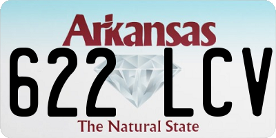 AR license plate 622LCV