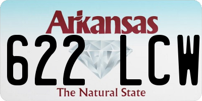 AR license plate 622LCW