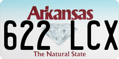 AR license plate 622LCX