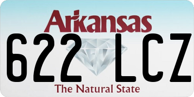 AR license plate 622LCZ