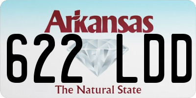 AR license plate 622LDD