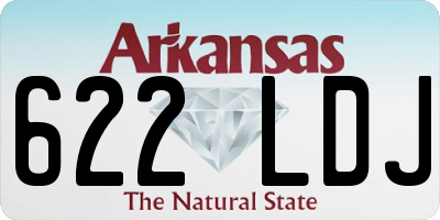 AR license plate 622LDJ