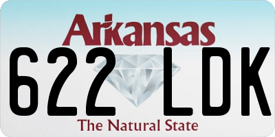 AR license plate 622LDK