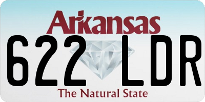 AR license plate 622LDR