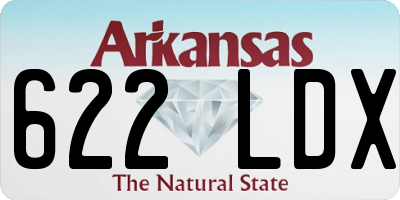 AR license plate 622LDX