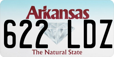 AR license plate 622LDZ