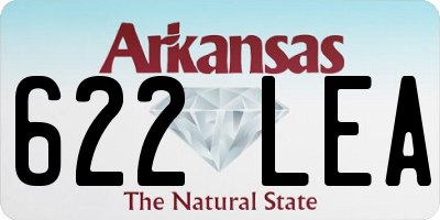 AR license plate 622LEA
