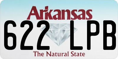 AR license plate 622LPB